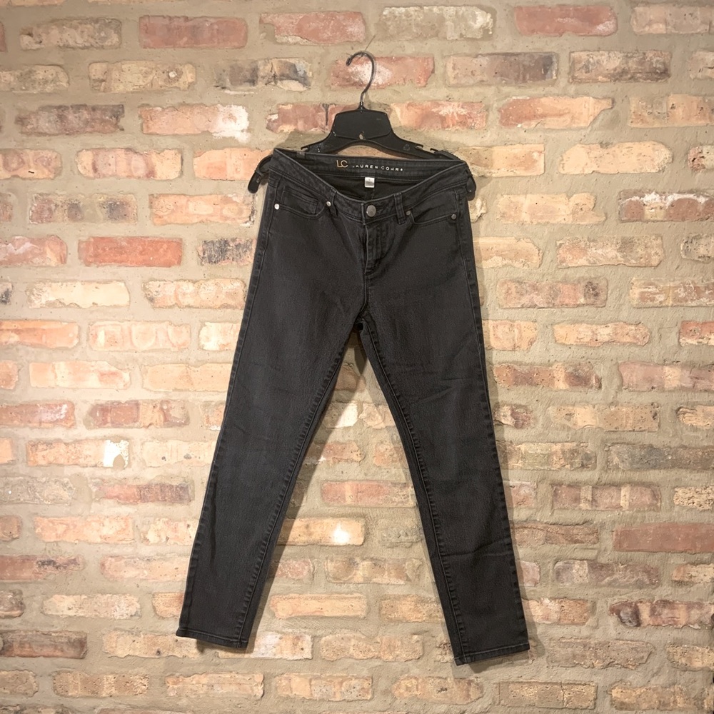 Lauren Conrad black faded jeans, size 6